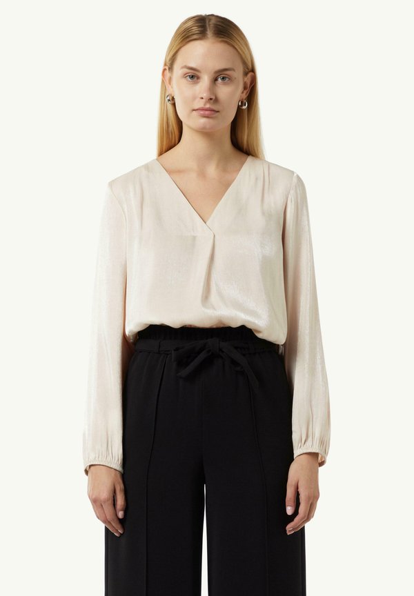 Bluse - helles beige