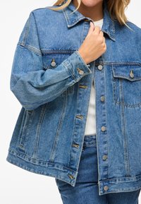 VILA Chaqueta vaquera - light blue denim