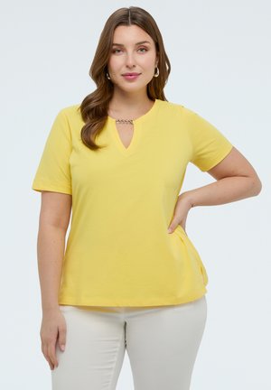 CON CATENELLA GOLD - T-shirts basic - giallo