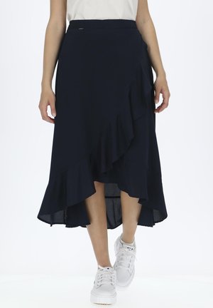 CLAUD   - Wrap skirt - navy