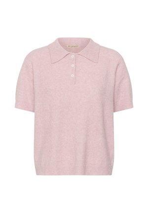 Love Copenhagen, LCMISSA KNIT POLO - Polo - dawn pink melange