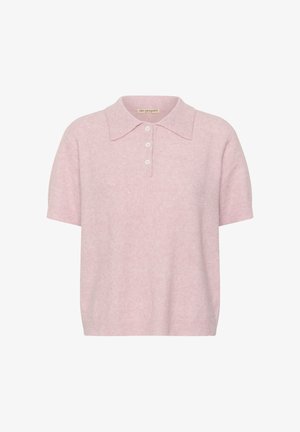 Love Copenhagen, LCMISSA KNIT POLO - Polo - dawn pink melange