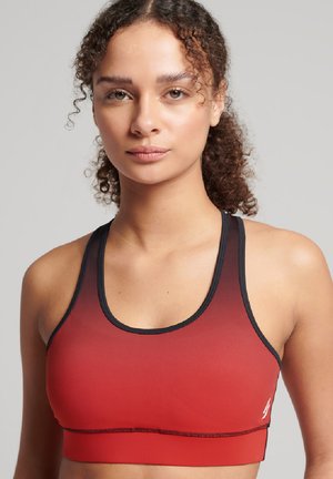 TRAINING ESSENTIAL - Bustier - black rebel red ombre