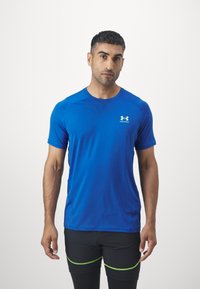 Under Armour HG GRAPHIC  - Camiseta deportiva - tech blue/morph green