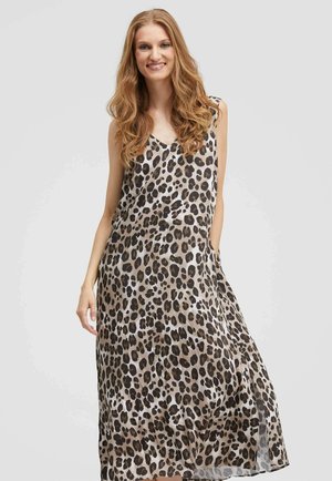 MIT LEOMUSTER - Freizeitkleid - nougat print