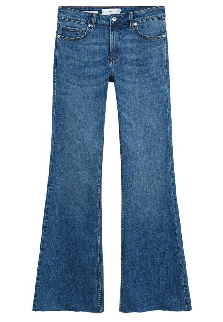Mango FLARE - Vaqueros a campana - middenblauw/azul - Zalando.es