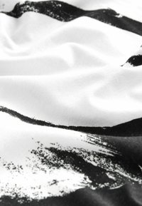 Next Blůza - black white floral print