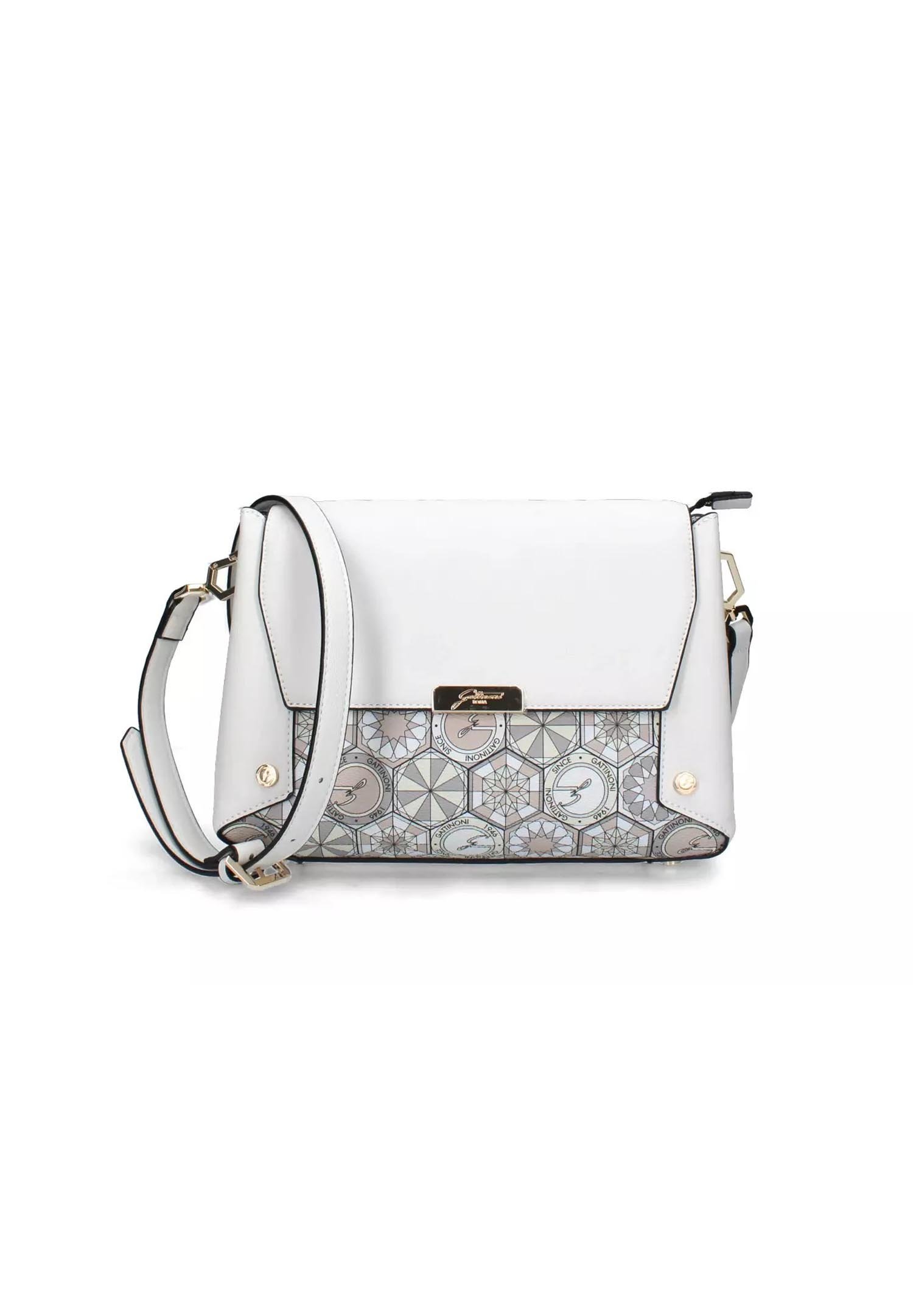 Bauletto Donna Gattinoni Roma Borsa A Spalla Denise Beige Con