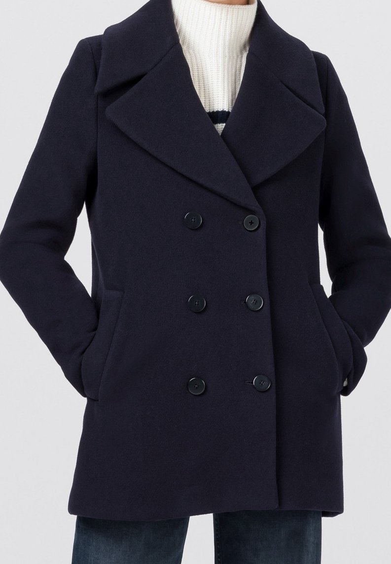 HALLHUBER Kort kappa / rock - dark blue