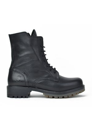 Botines con cordones - black
