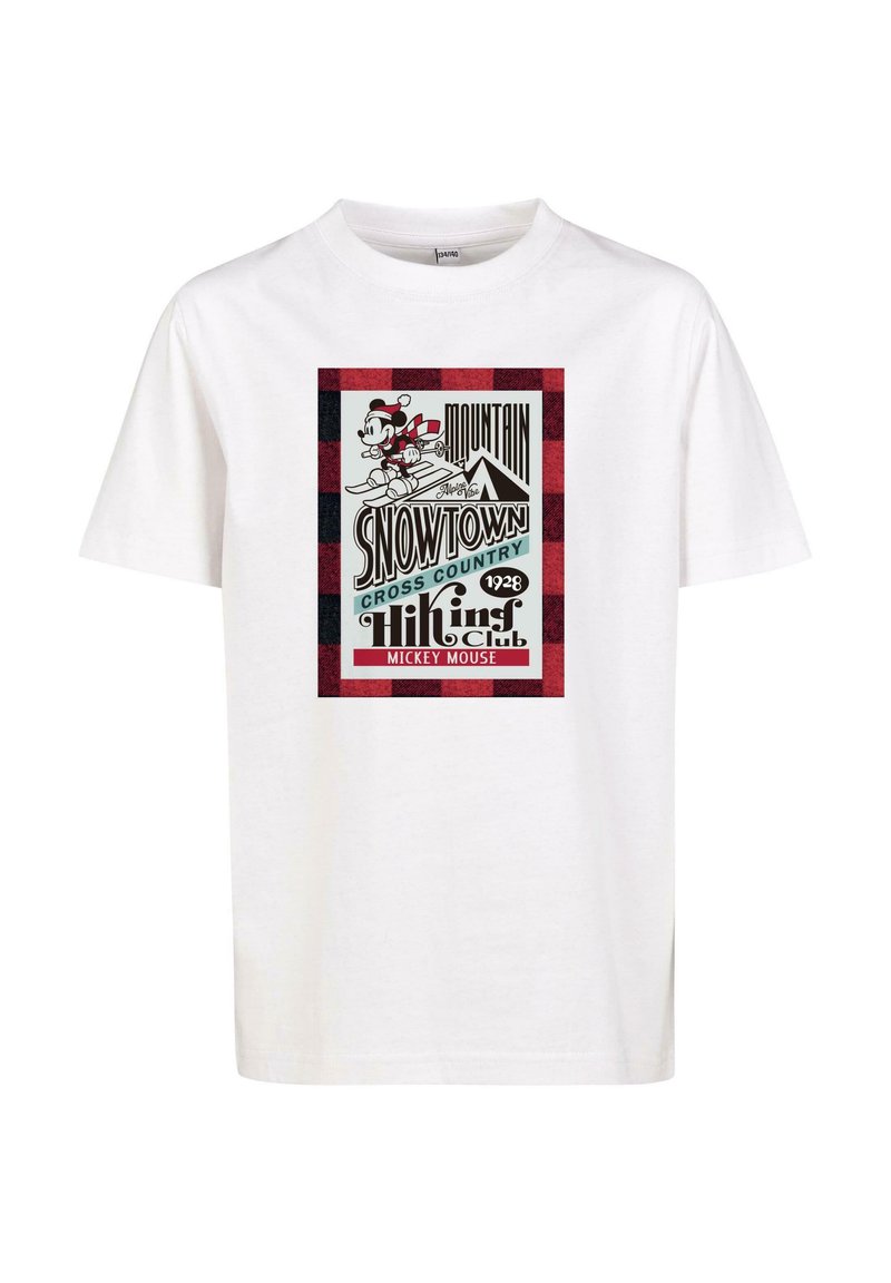 Mister Tee DISNEY SNOWTOWN - T-shirts med print - white