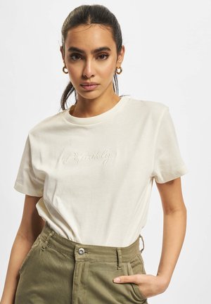 DEF DEFINITELY  - Tricou cu imprimeu - offwhite