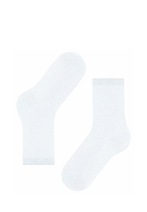 FALKE, SHINY RIB SOCKEN - Chaussettes - white