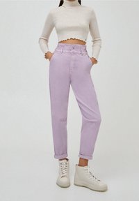 PULL&BEAR Vaqueros boyfriend - purple