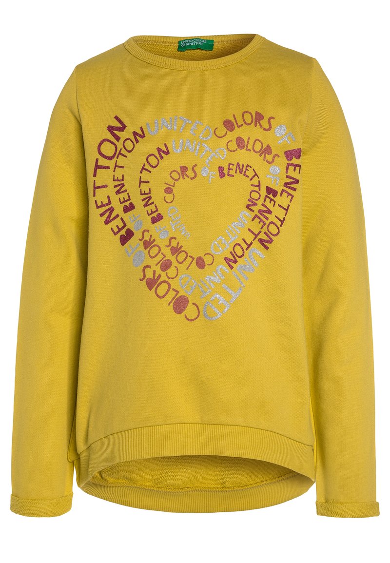 United Colors of Benetton Sweater geel United Colors of Benetton Sweater geel