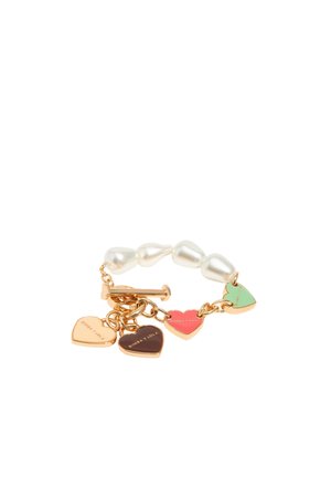 LOGOS CORAZON Y PERLAS DORADA - Pulsera - oro
