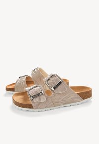 Tamaris Mules - rose gold str
