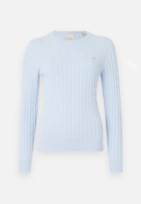 STRETCH C NECK - Strickpullover - fresh blue