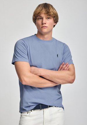 Polo Club SHORT SLEEVE CREWNECK RIGBY GO - Basic T-shirt - aqua blue