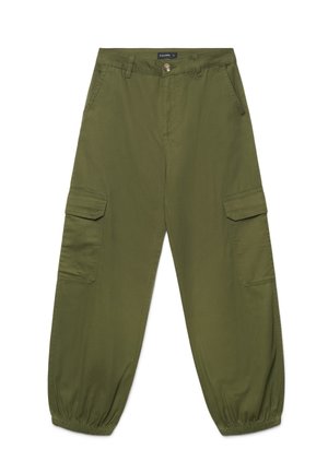 Calliope, PANTALONE LUNGO TINTA UNITA - Pantalon cargo - verde militare