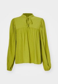 SLFKATERINE TIE - Top s dlouhým rukávem - cardamom seed