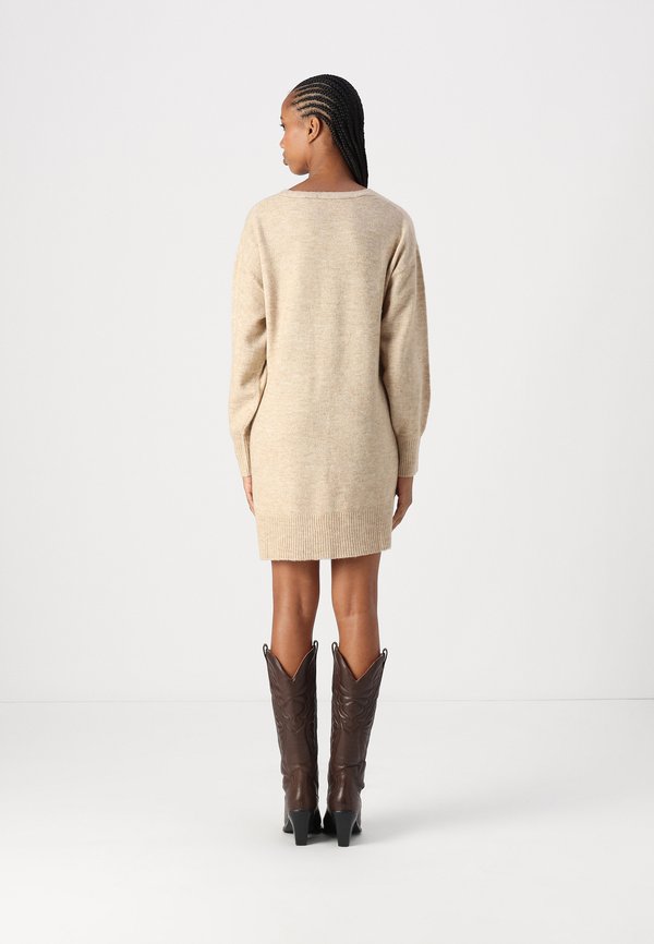 JXEFFIE DIVERSE V NECK DRESS - Jumper dress - peyote2