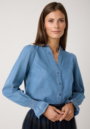 LEICHTER - Bluse - middle blue denim