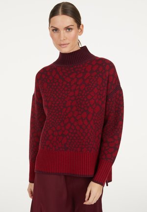 Strickpullover - red varied