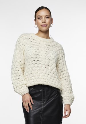 BUBBA LS NOOS - Strickpullover - birch