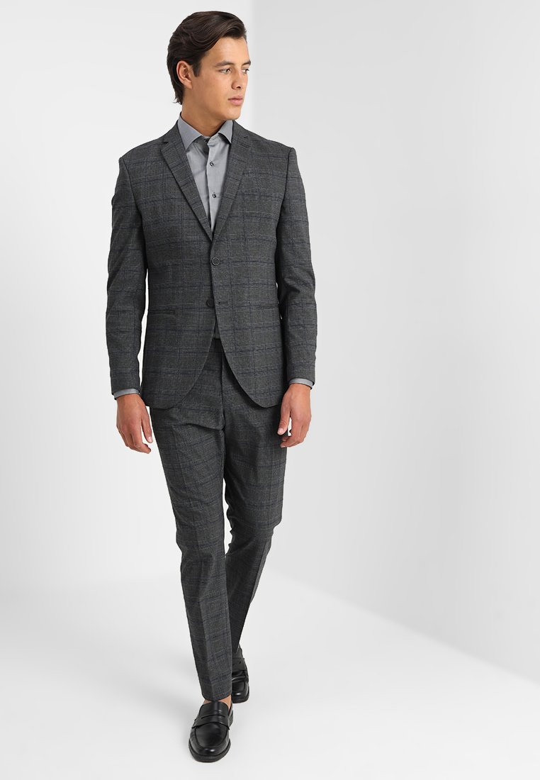 Eterna SLIM FIT - Camicia elegante - dark grey/grigio scuro - Zalando.it