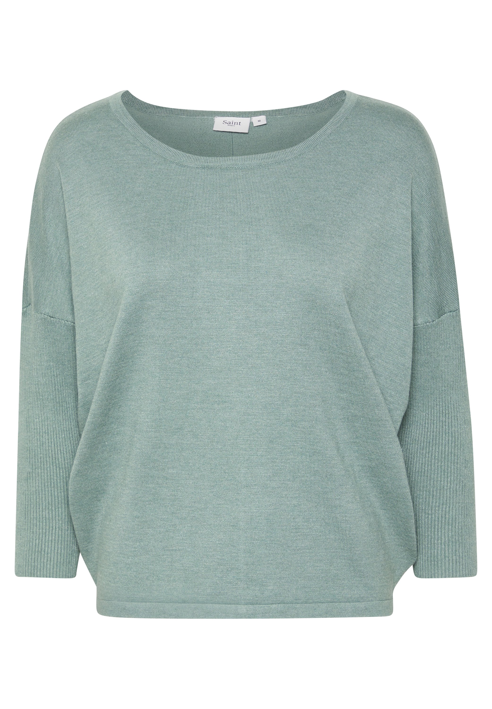 Saint Tropez MILASZ - Strickpullover - mineral blue melange/blau-meliert -  Zalando.de
