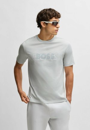 DROPNEEDLE - T-shirt print - light grey four