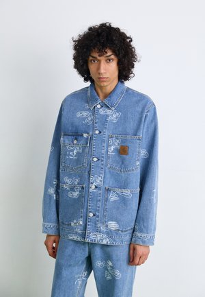 STAMP JACKET - Denim jacket - blue