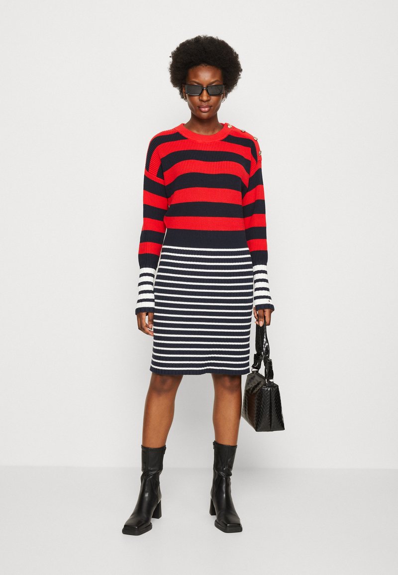 Tommy hilfiger striped sweater dress Clearance