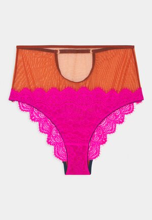 NATALIE HIGH WAIST KNICKER - Pants - bright pink