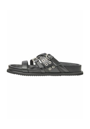 Pantolette flach - black