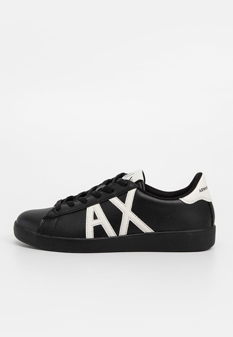 Armani Exchange Sneakers laag zwart