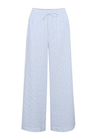 Nohavice - blue white stripe