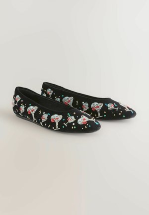 Next, REGULAR FIT - FOREVER COMFORT EMBELLISHED ROUND TOE - Klassischer Ballerina - black