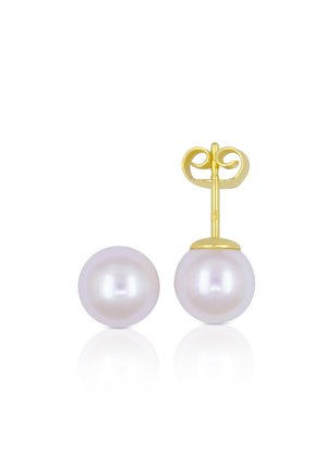 OHRSTECKER AKOYA PERLE 8-8.5MM - Ohrringe - gelbgoldfarben