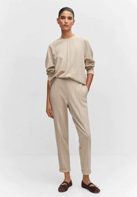 Mango Maglietta a manica lunga - beige