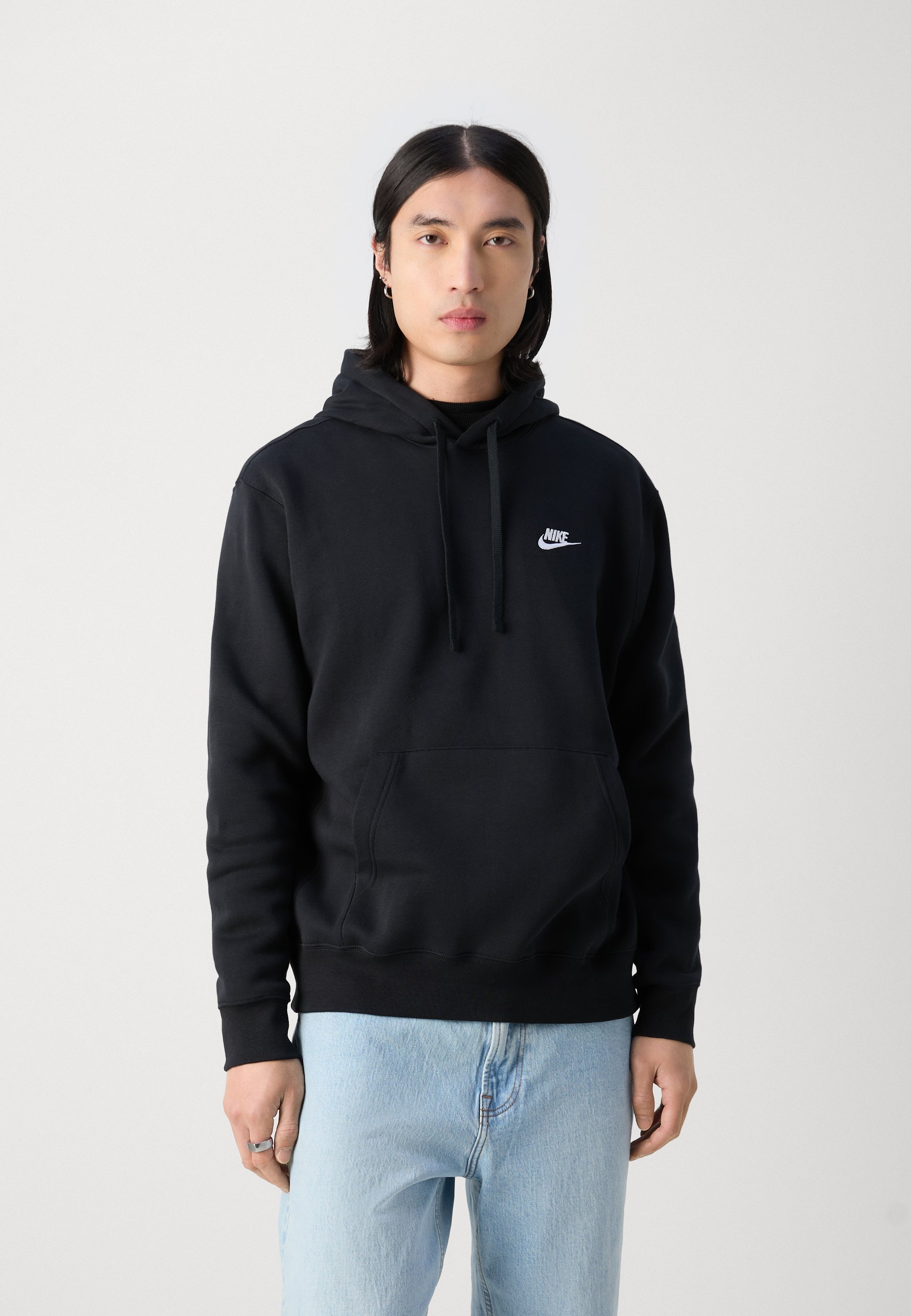 Nike Sportswear SPORTSWEAR CLUB FLEECE Sudadera black/white