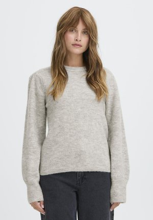 ASTRA PULLOVER - Pullover - light grey melange