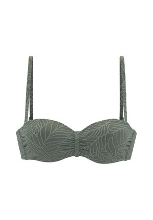 LASCANA, LASCANA BÜGEL-BANDEAU-BIKINI-TOP - Bikini-Top - oliv