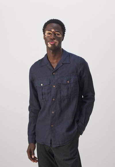PS Paul Smith MENS L/S CASUAL FIT UTILITY - Marškiniai - blues