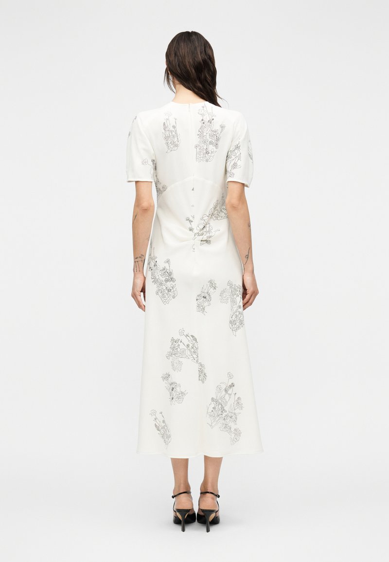 princess polly baby blue dress ROTITA White A Line Split Neck Short Sleeve Dress | Rotita.com