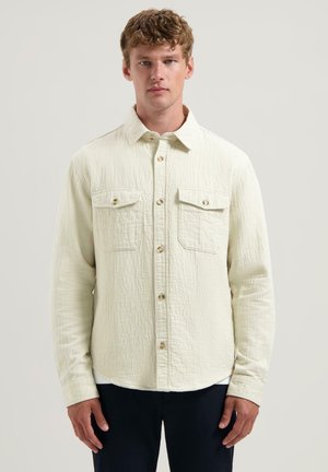 OTES SLUB - Summer jacket - silver birch