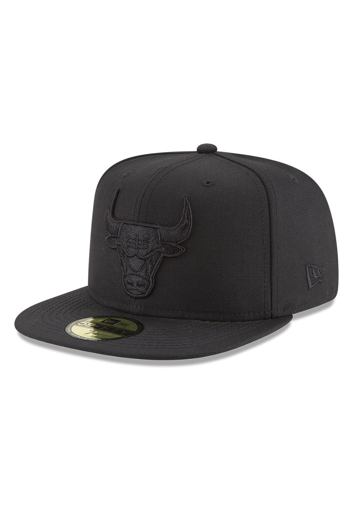 Casquette Plate Noire Ajustée 59FIFTY Statement Chicago Bulls NBA New