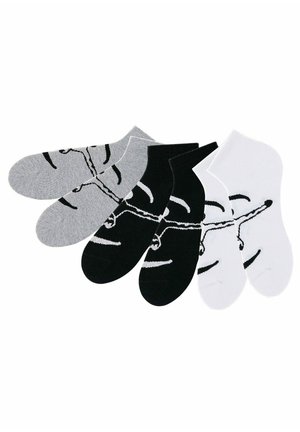 6 PACK - Socks - schwarz/weiß/grau