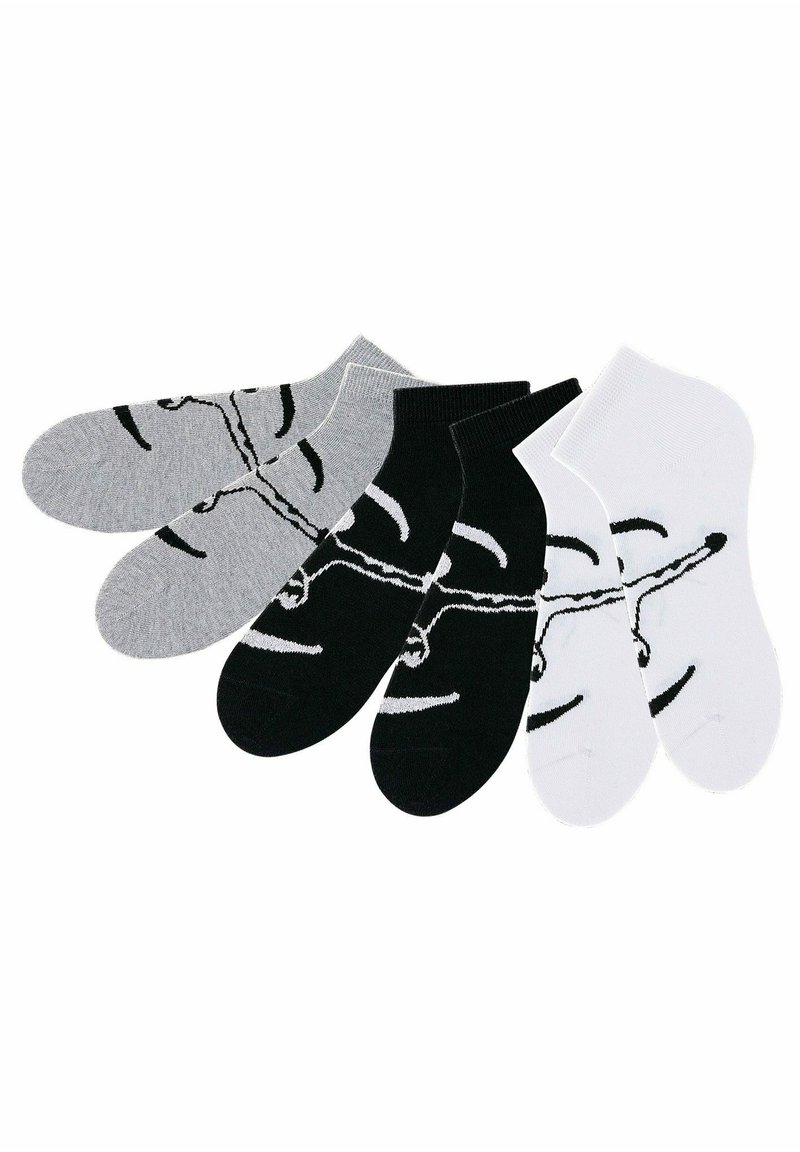 Chiemsee 6 PACK - Socks - schwarz/weiß/grau